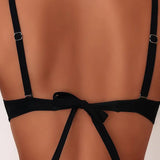 Sexy Open-Back Bikini Set