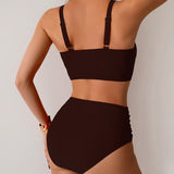 Sexy High-Waisted Knot Bikini