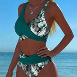 Ziedu Krāsu Kontrasta Bikini