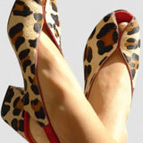 Louison | Leoparda raksta sandales