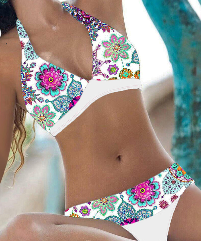 Flower Pattern Bikini