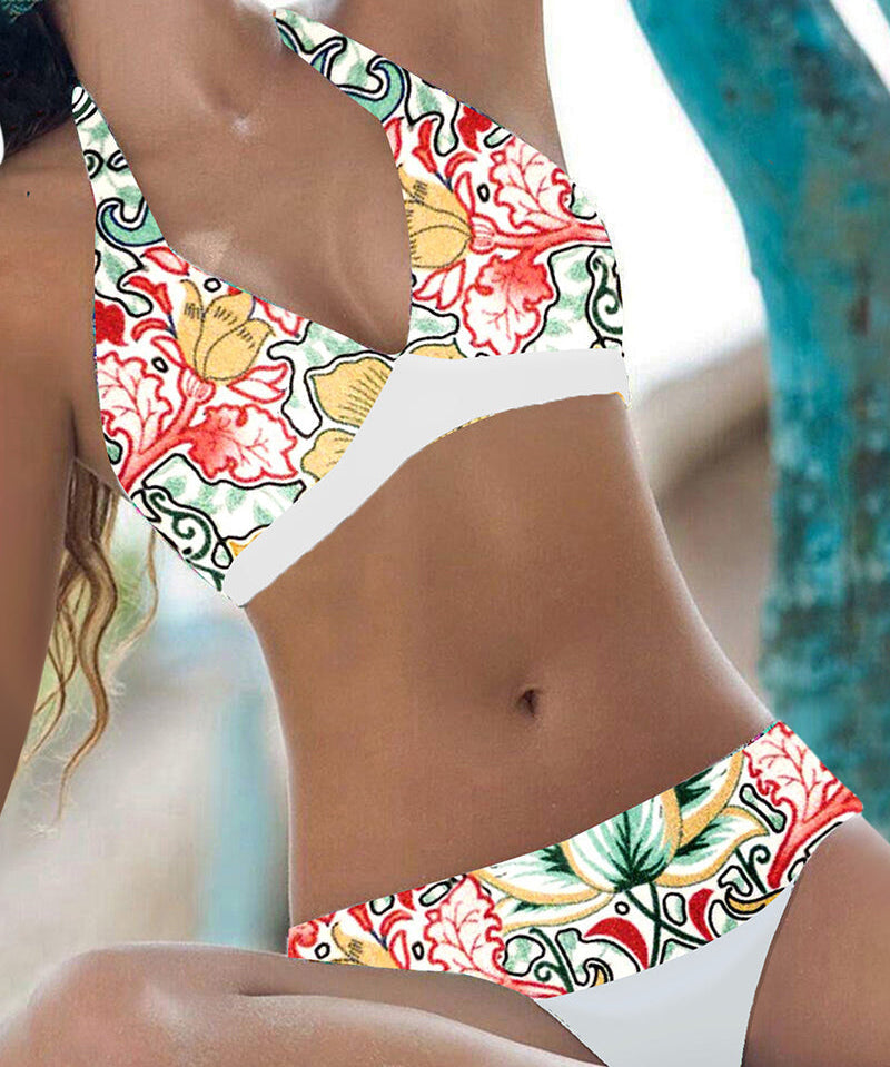 Flower Pattern Bikini