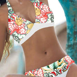 Flower Pattern Bikini