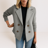 Marta™ | Elegants mētelis ar pūkainām piedurknēm
