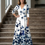 Celine | Midi kleita ar nolocītu apkakli