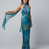 Juniper | Bez Piedurknēm Atslēgas Cauruma Maxi Kleita
