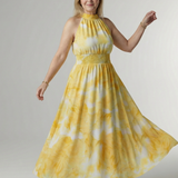 Sylin | Savākts Halter Midi Kleita
