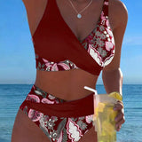 Ziedu Krāsu Kontrasta Bikini