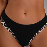 Krāsains Leoparda Izdrukas Seksīgs Bikini