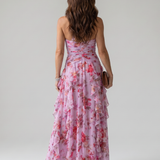 Nori | Halterneck Floral Maxi  Kleita
