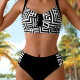 Elegants Divdaļīgs Bikini