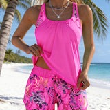 Elegants Okeāna Drukāts Tankini