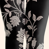 Viken | Plāns Ziedu raksta legingi - Midnight Bloom Design