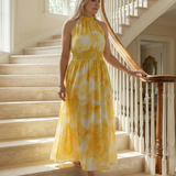 Sylin | Savākts Halter Midi Kleita