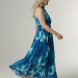 Sylin | Savākts Halter Midi Kleita