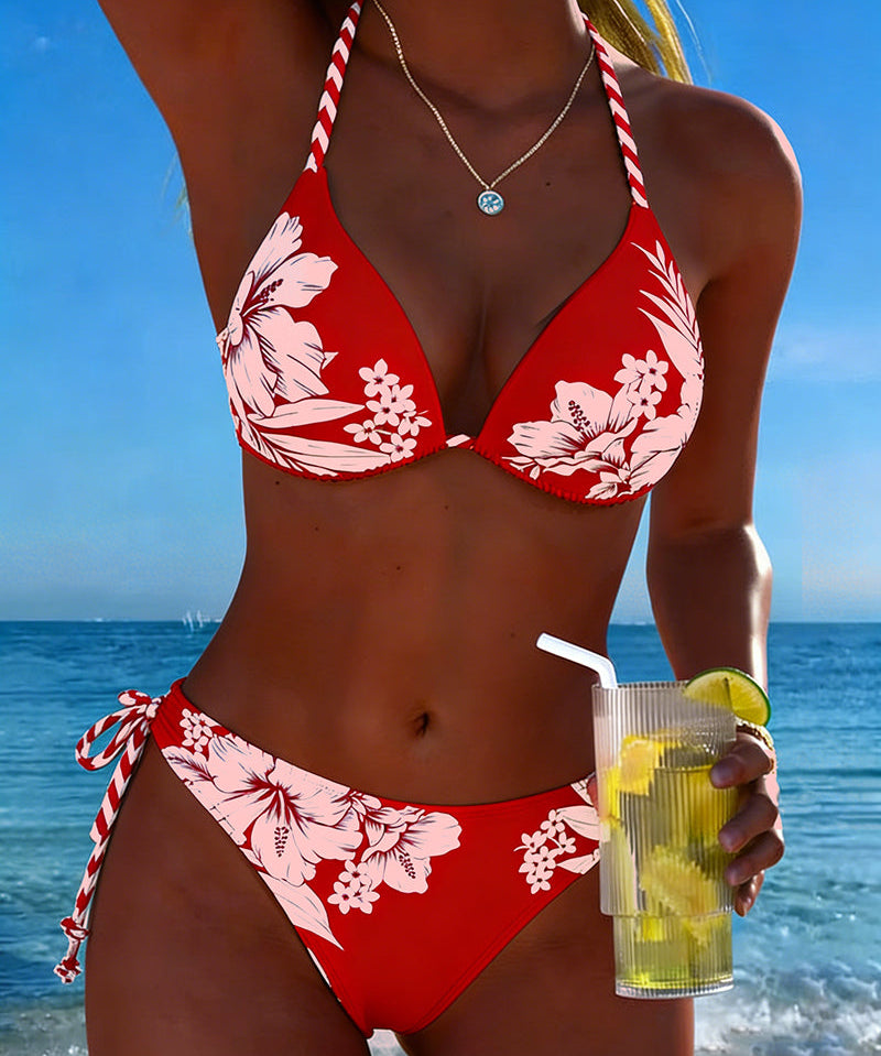 Simple Sexy Halter Neck Bikini