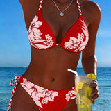 Simplistic Sexy Halter Neck Bikini