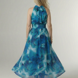 Sylin | Savākts Halter Midi Kleita
