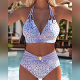 Sexy Printed Bikini Top - Dos Nu Style