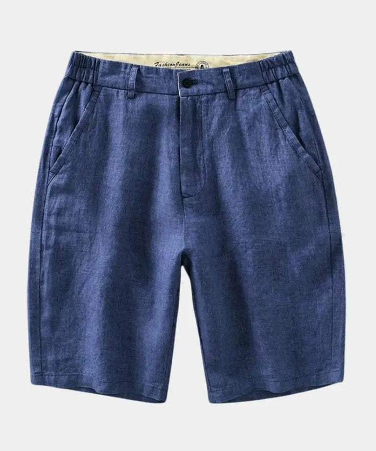 Felix™ | Lino zilie šorti Horizont