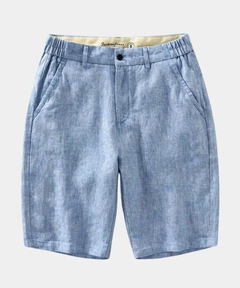 Felix™ | Lino zilie šorti Horizont