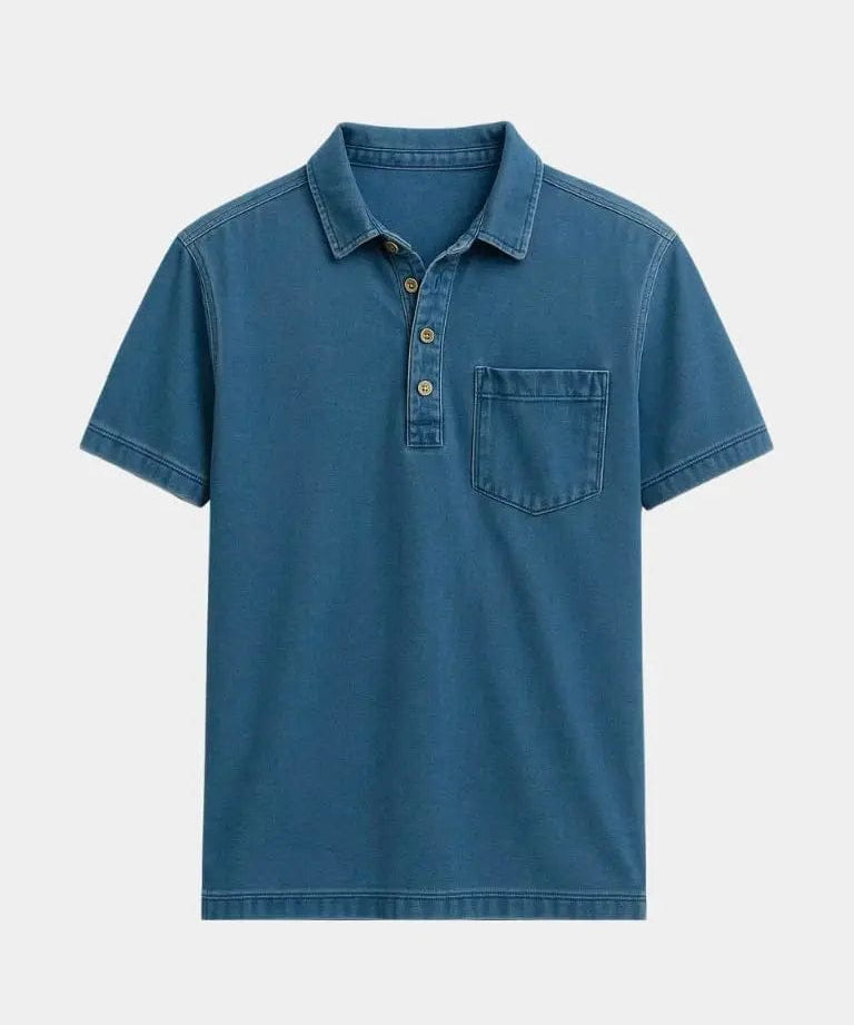 Lauge™ | Betlehemes zilā polo krekls