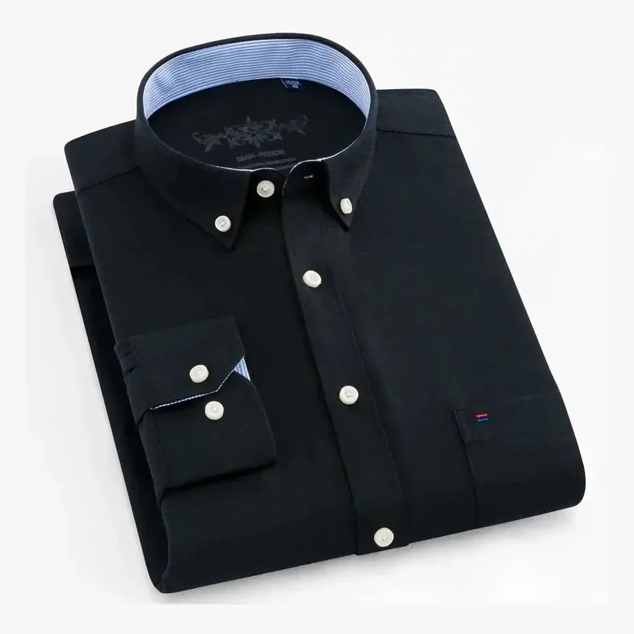 Liam™ | Elegants krekls no kokvilnas