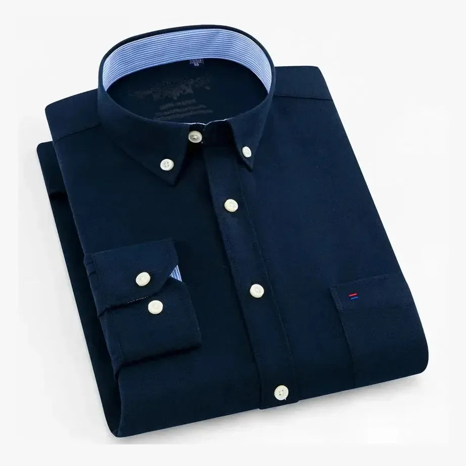 Liam™ | Elegants krekls no kokvilnas