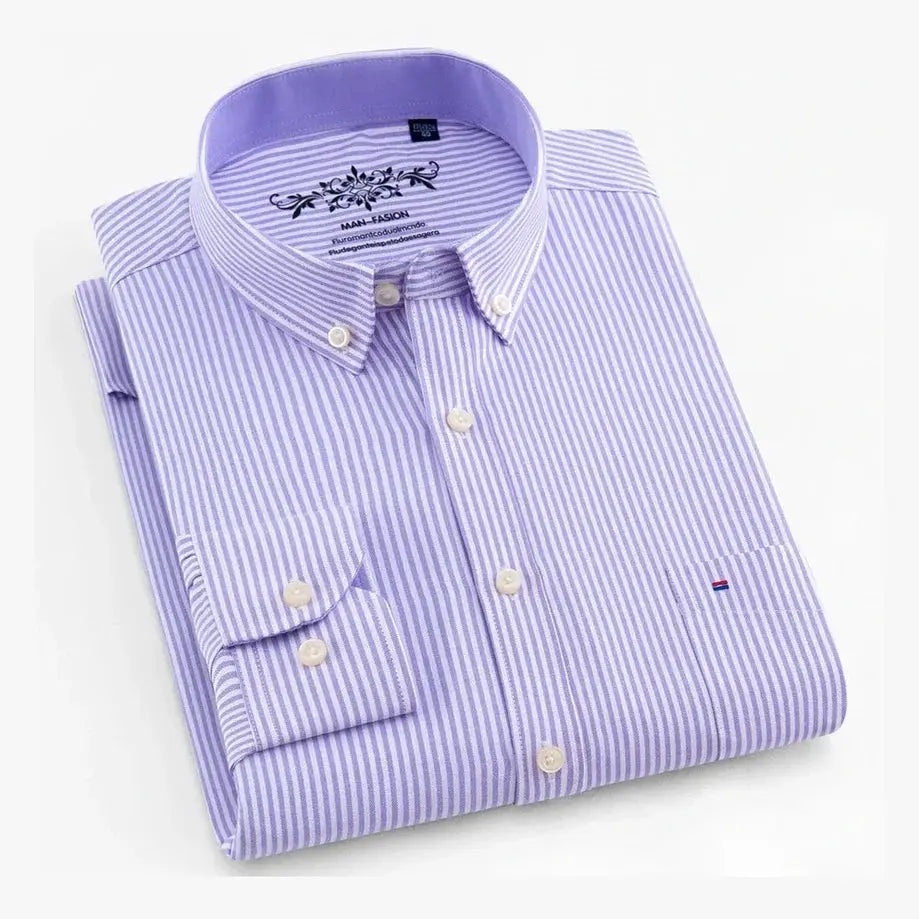 Liam™ | Elegants krekls no kokvilnas