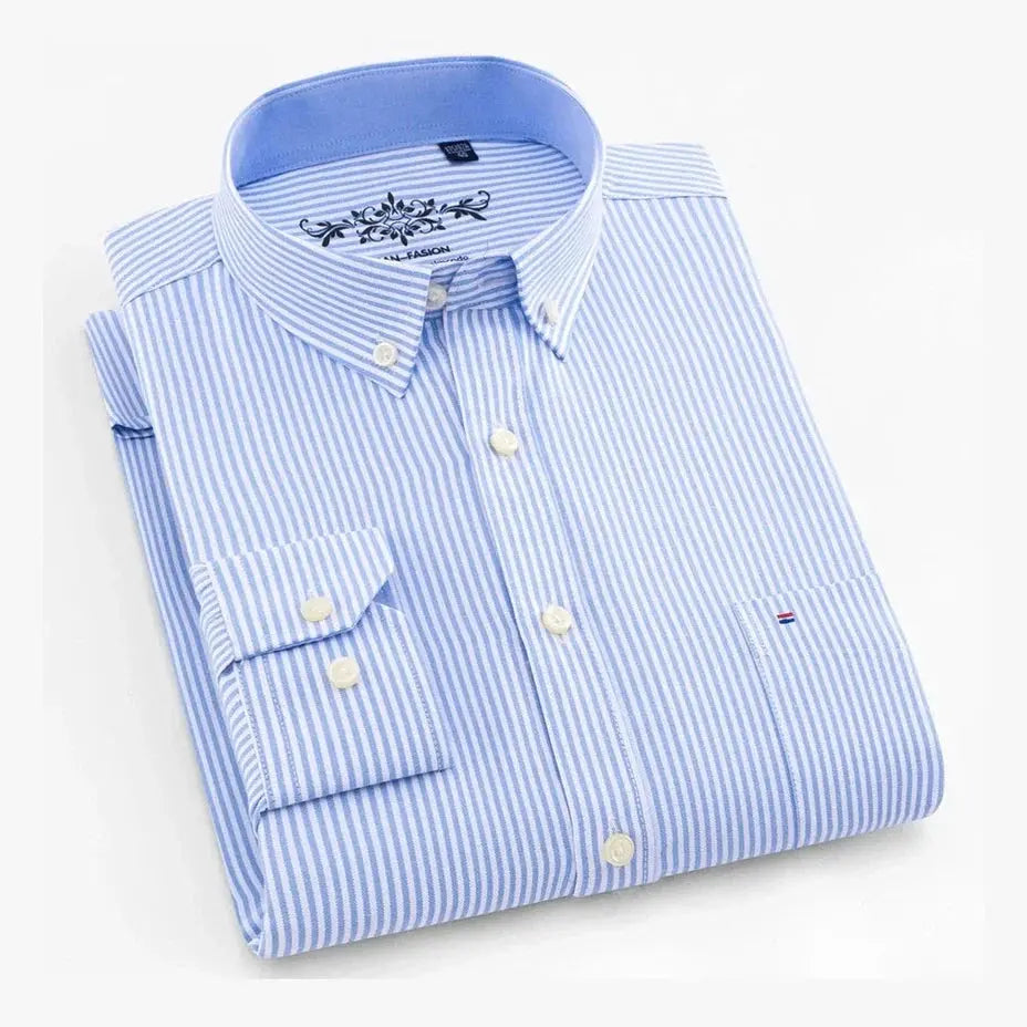 Liam™ | Elegants krekls no kokvilnas