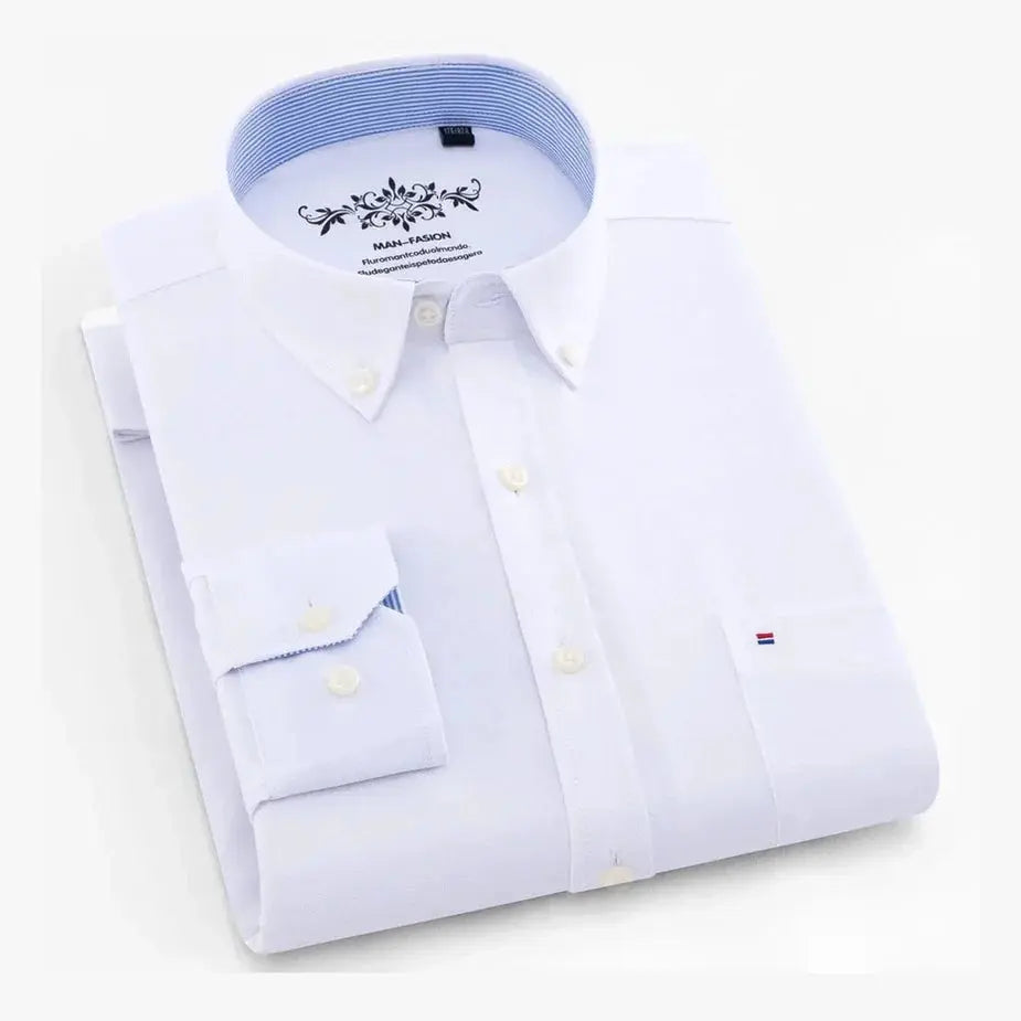 Liam™ | Elegants krekls no kokvilnas