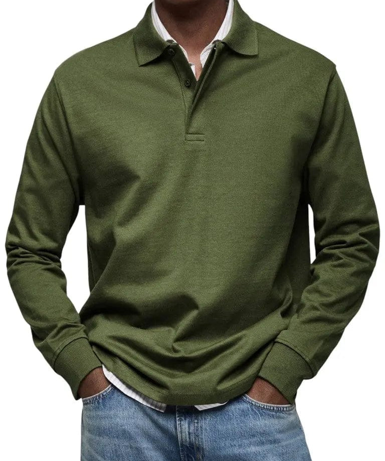 MOHR® | Grezns polo krekls ar garām piedurknēm
