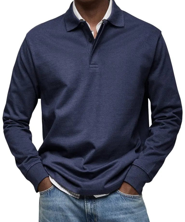 MOHR® | Grezns polo krekls ar garām piedurknēm