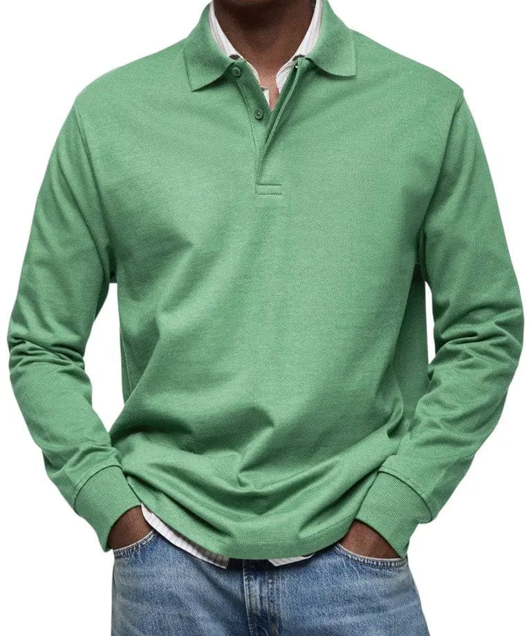 MOHR® | Grezns polo krekls ar garām piedurknēm