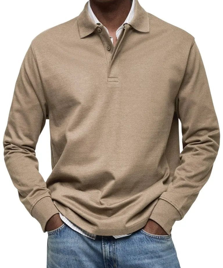 MOHR® | Grezns polo krekls ar garām piedurknēm