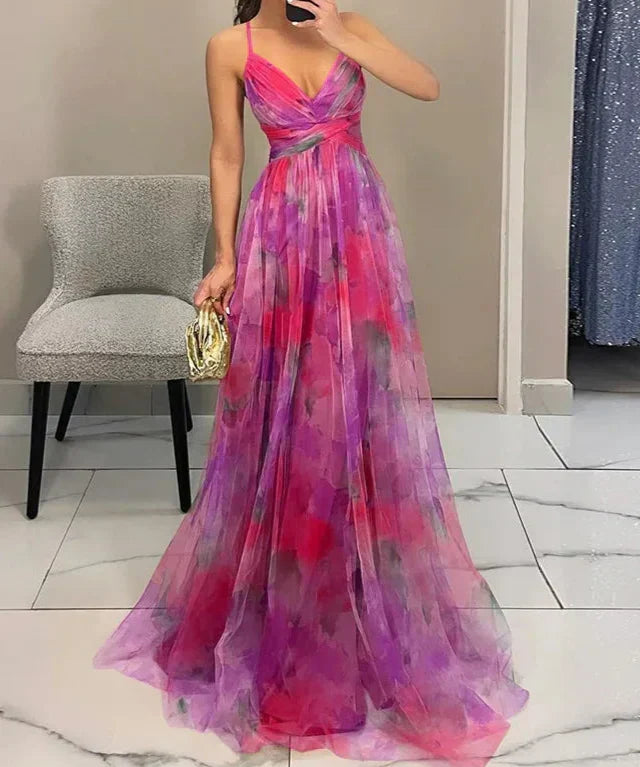 Madeline | Ziedains Garā Kleita, Kas Izstaro Eleganci Bez Pūlēm