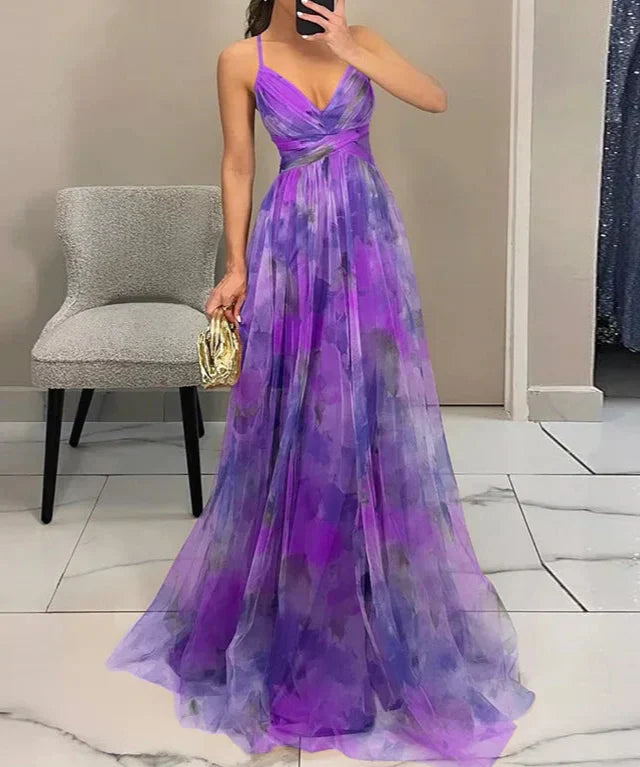 Madeline | Ziedains Garā Kleita, Kas Izstaro Eleganci Bez Pūlēm