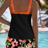 Laluna® | Divdaļīgs Elegants Tankini Komplekts