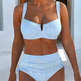 Augsta Jostas Bikini ar Joslu