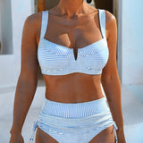 Augsta Jostas Bikini ar Joslu