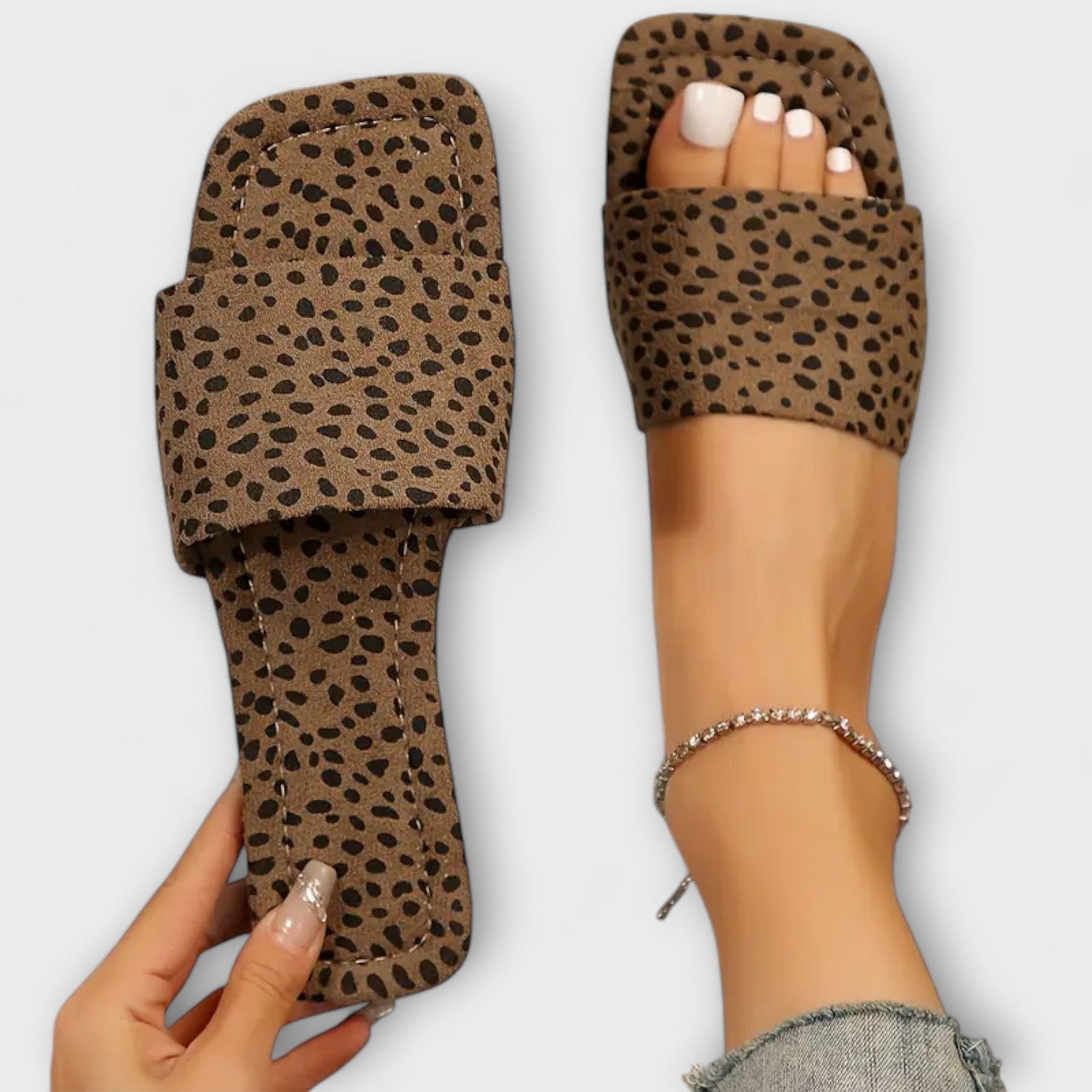 Elisabete | Mokasīni ar leoparda rakstu