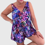 Dahlia™ | Eleganta Peldkostīmu Kleita" can be rewritten as "Dahlia™ | Elegant Swimwear Dress.