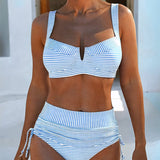 Augsta Jostas Bikini ar Joslu