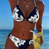 Simplistic Sexy Halter Neck Bikini