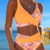 Flower-Printed Sexy Bikini