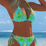 "Krāsains Bikini ar Kakla Siksniņu" can be rewritten as "Krāsains Bikini ar Kakla Siksniņu Dizains".