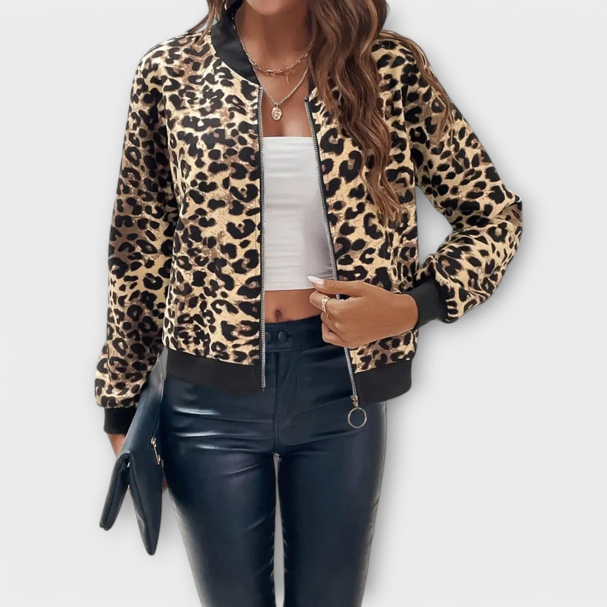 Raquel | Elegants leopards apdrukāts mētelis