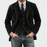Tommy™ | 2 daļīgs samta uzvalka un vestes komplekts